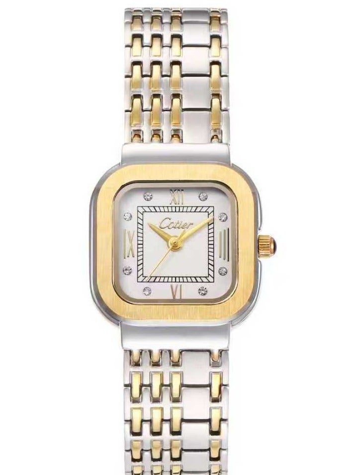 ساعة نسائي بسوار من الستانلس ستيل